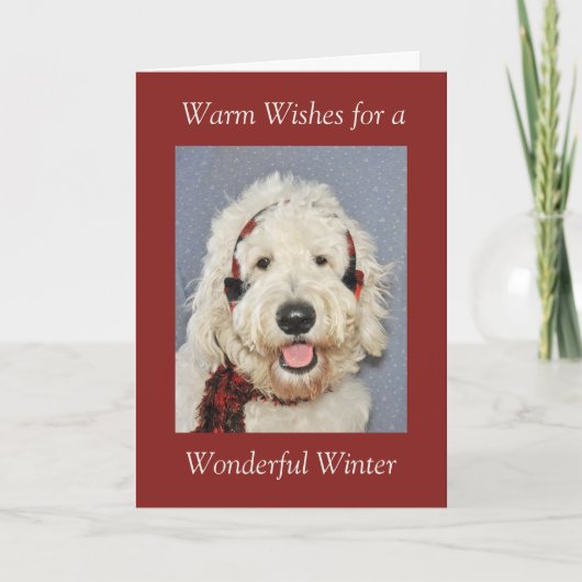 Gevouwen Wenskaart Kaart (Voorkant)