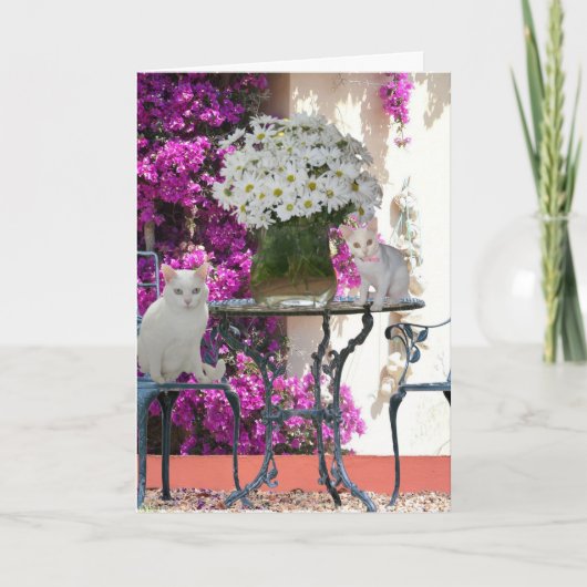 Gevouwen Wenskaart Kaart (Voorkant)