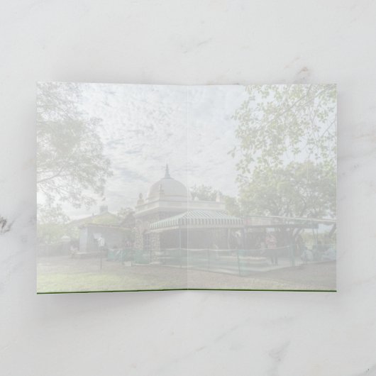 Gevouwen Wenskaart Kaart (Binnen)