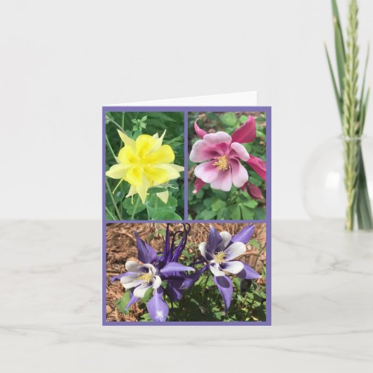 Gevouwen Wenskaart Kaart (Voorkant)