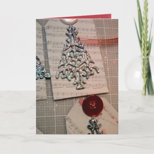 Gevouwen Wenskaart Kaart (Voorkant)