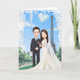 Gevouwen Wenskaart Kaart