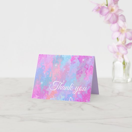 Gevouwen Wenskaart Kaart (Orchidee)