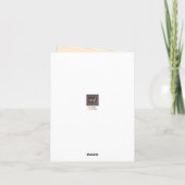 Gevouwen Wenskaart Kaart (Achterkant)