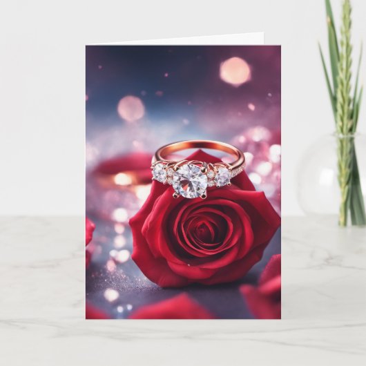 Gevouwen Wenskaart Kaart (Voorkant)