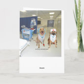 Gevouwen Wenskaart Kaart (Achterkant)