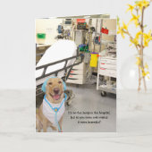 Gevouwen Wenskaart Kaart (Gele Bloem)