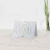 Gevouwen wenskaart kaart (Achterkant)