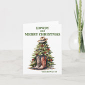 Gevouwen Wenskaart Kaart (Voorkant)