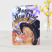 Gevouwen Wenskaart Kaart (Gele Bloem)