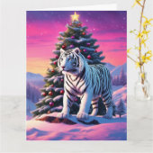 Gevouwen Wenskaart Kaart (Gele Bloem)