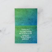 Gevouwen Wenskaart Kaart (Binnen)