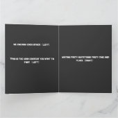 Gevouwen Wenskaart Kaart (Binnen)