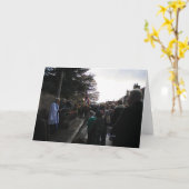 Gevouwen Wenskaart Kaart (Gele Bloem)