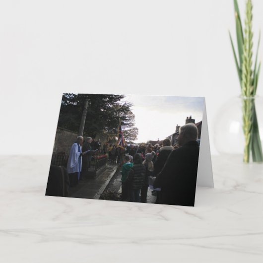 Gevouwen Wenskaart Kaart (Voorkant)