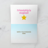 Gevouwen Wenskaart Kaart (Binnen)