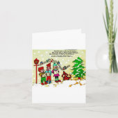 Gevouwen Wenskaart - Kerst Kaart (Voorkant)