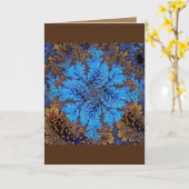 Gevouwen Wenskaart - Koel vierkant Collectie Kaart (Gele Bloem)