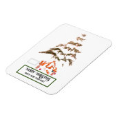 Gevouwen Wenskaart Magneet (Linkerzijde)