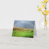 Gevouwen Wenskaart - Marokko Kaart (Gele Bloem)