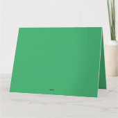 Gevouwen Wenskaart met Drie Kikkers Kaart (Achterkant)