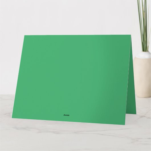 Gevouwen Wenskaart met Drie Kikkers Kaart (Achterkant)