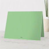 Gevouwen Wenskaart met Garden Fairy Kaart (Achterkant)