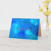 Gevouwen Wenskaart met uw foto en tekst Kaart (Gele Bloem)