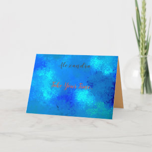 Gevouwen Wenskaart met uw foto en tekst Kaart