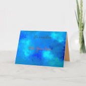 Gevouwen Wenskaart met uw foto en tekst Kaart (Voorkant)