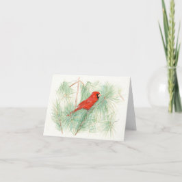 Gevouwen wenskaart met waterverf motief kaart