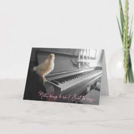 Gevouwen Wenskaart Nóta beag le rá / Om maar te ze Kaart