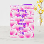 Gevouwen Wenskaart om sympathie te delen Kaart (Gele Bloem)