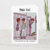 Gevouwen Wenskaart op patiëntniveau Kaart (Voorkant)