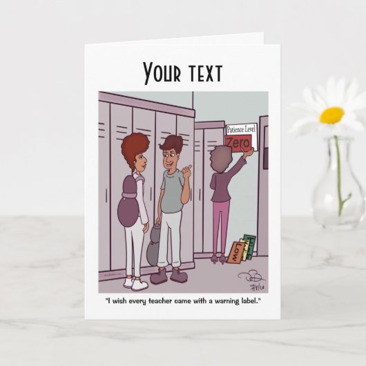 Gevouwen Wenskaart op patiëntniveau Kaart (Kleine Plant)