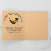 Gevouwen Wenskaart: Thanksgiving vakantie Kaart (Binnen)