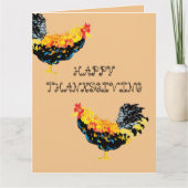 Gevouwen Wenskaart: Thanksgiving vakantie Kaart (Voorkant)