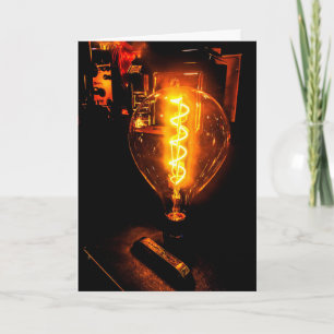 Gevouwen Wenskaart - Vintage, Retro Kaart