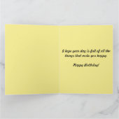 Gevouwen Wildflowers Groet Kaart (Binnen)