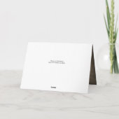 Gevouwen witte en gouden sneeuwvlok kerst Kaart II (Achterkant)