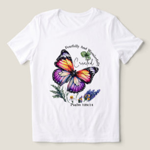 Gevreesd en wonderbaarlijk geschapen bijbel citaat Tri-Blend shirt