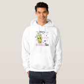 gevuld door K-Pop en bellenthee Kawaii Boba Tea Hoodie (Voorkant volledig)