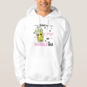 gevuld door K-Pop en bellenthee Kawaii Boba Tea Hoodie (Voorkant)