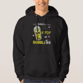 gevuld door K-Pop en bellenthee Kawaii Boba Tea Hoodie (Voorkant)