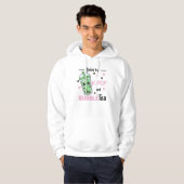 gevuld door K-Pop en bellenthee Kawaii Boba Tea Hoodie (Voorkant volledig)