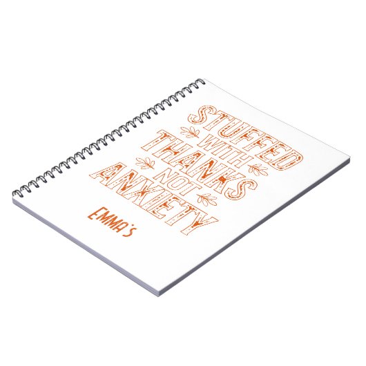 Gevuld met Bedankt Notitieboek -  (Linkerzijde)