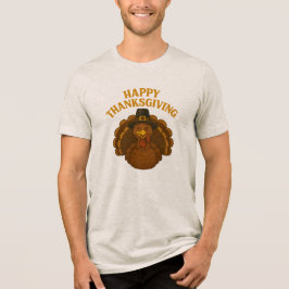 Gevuld met Bedankt Thanksgiving Tri-Blend Shirt