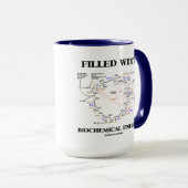 gevuld met biochemische energie (krebs-cyclus) mok (Voorkant rechts)