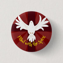 Gevuld met de Geest Duif met Pinksterkruis