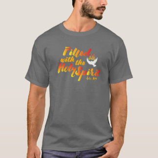 Gevuld met de Zondag brand in de Heilige Geest Pen T-shirt